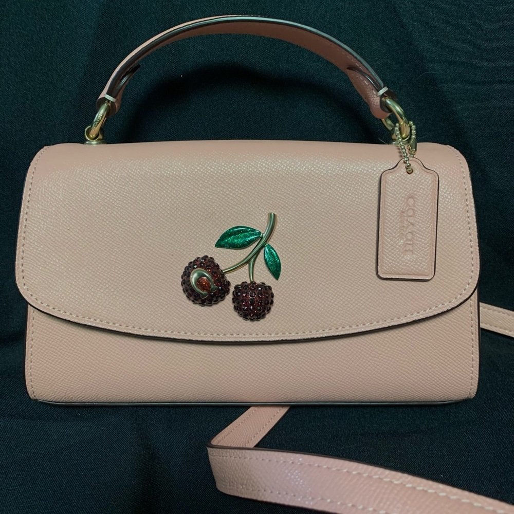 Coach Tilly Satchel 23 with 3D Cherry